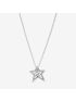 Pavé Asymmetric Star Collier Necklace