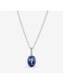 Sparkling Statement Halo Pendant Necklace