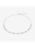 Sparkling Pavé Collier Bars Necklace