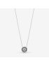 Sparkling Double Halo Collier Necklace