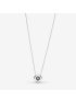 Sparkling Double Halo Collier Necklace