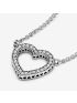 Sparkling Open Heart Necklace