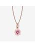 Pink Daisy Necklace Set